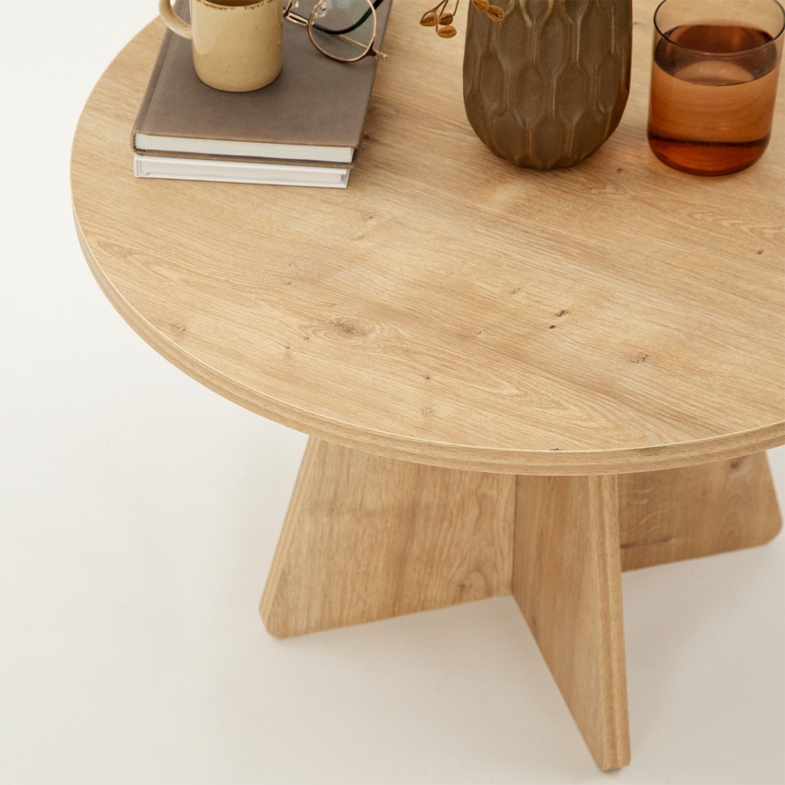 Coffee table MUSHROOM 40x60 cm sapphire oak