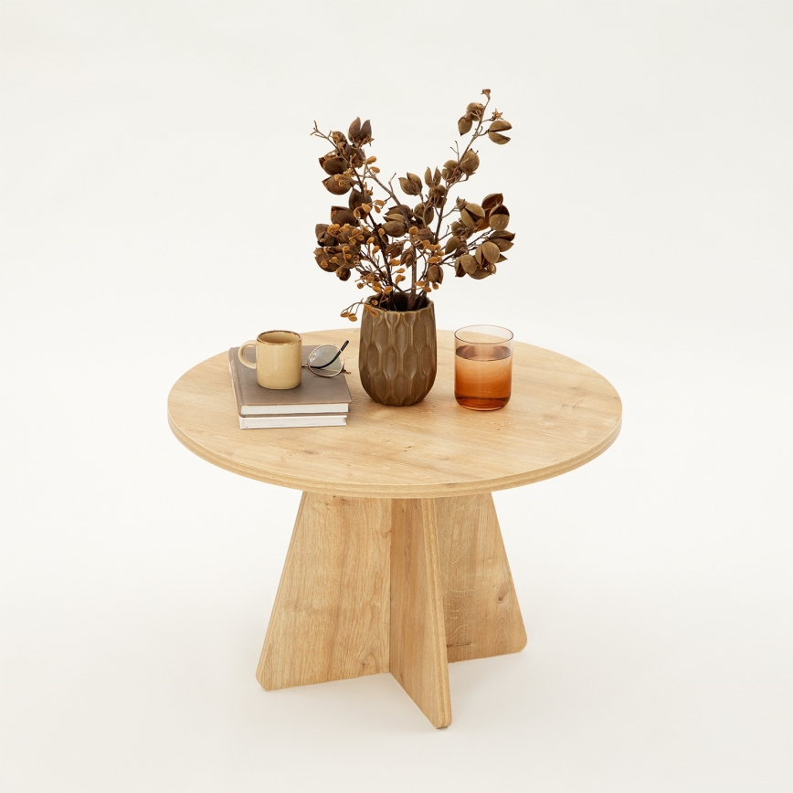 Coffee table MUSHROOM 40x60 cm sapphire oak