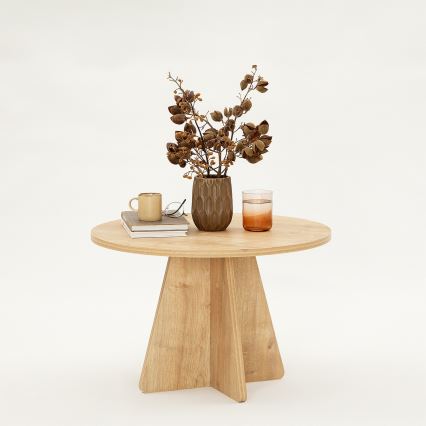 Coffee table MUSHROOM 40x60 cm sapphire oak