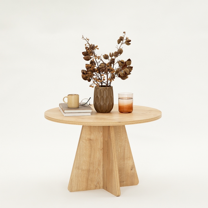 Coffee table MUSHROOM 40x60 cm sapphire oak