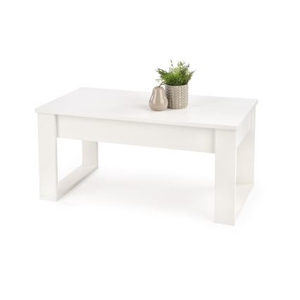 Coffee table with drawers NEA 52x110 cm white