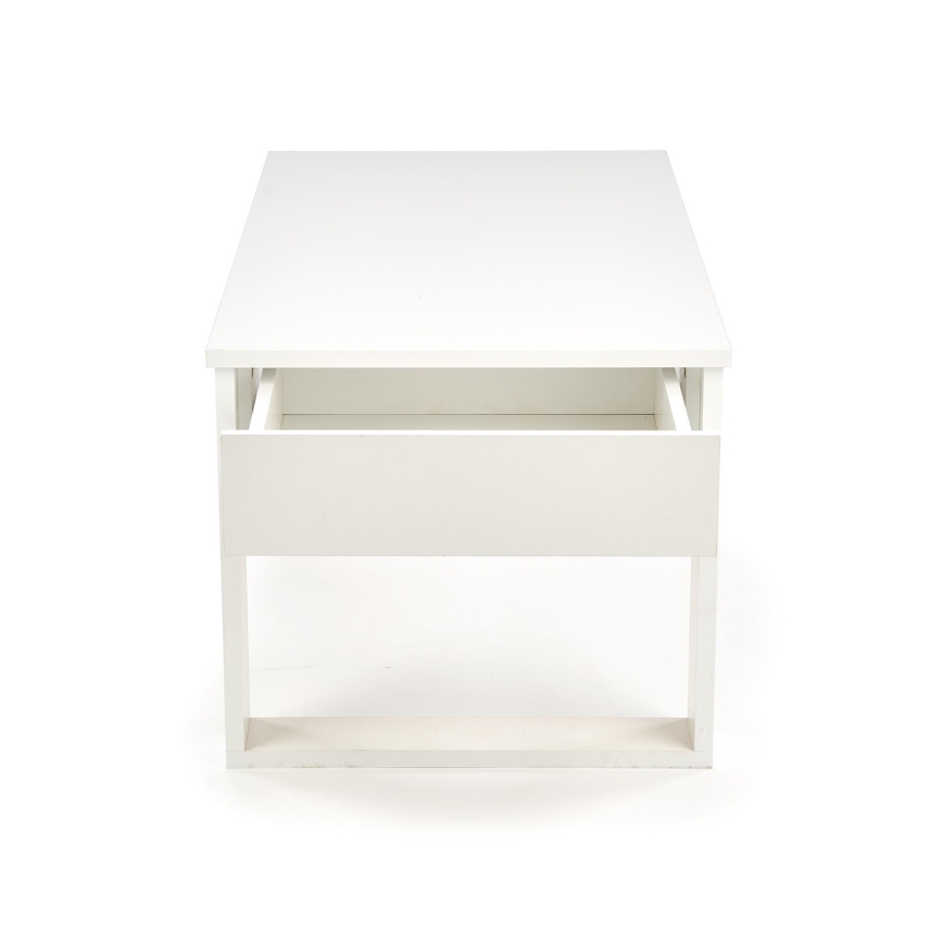 Coffee table with drawers NEA 52x110 cm white