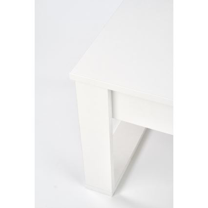 Coffee table with drawers NEA 52x110 cm white