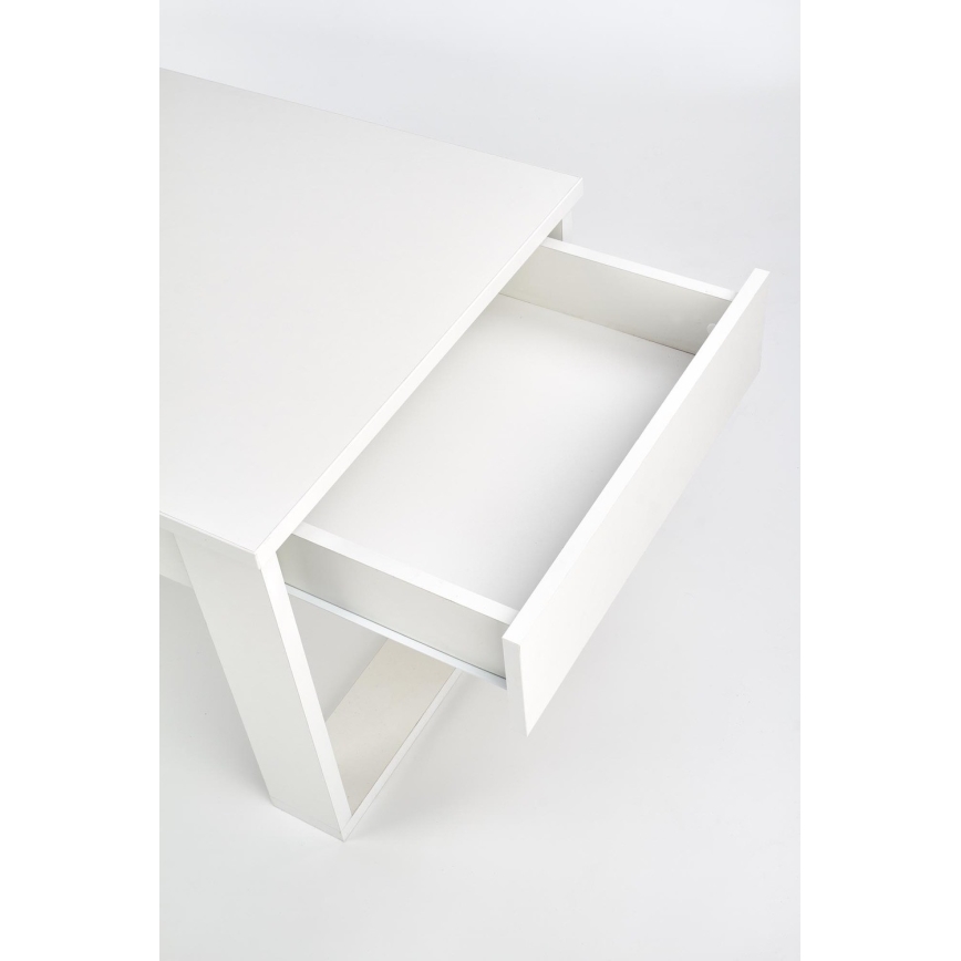 Coffee table with drawers NEA 52x110 cm white