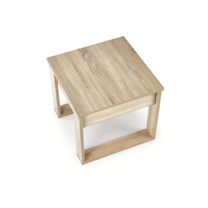 Coffee table with a drawer NEA 52x60 cm oak sonoma