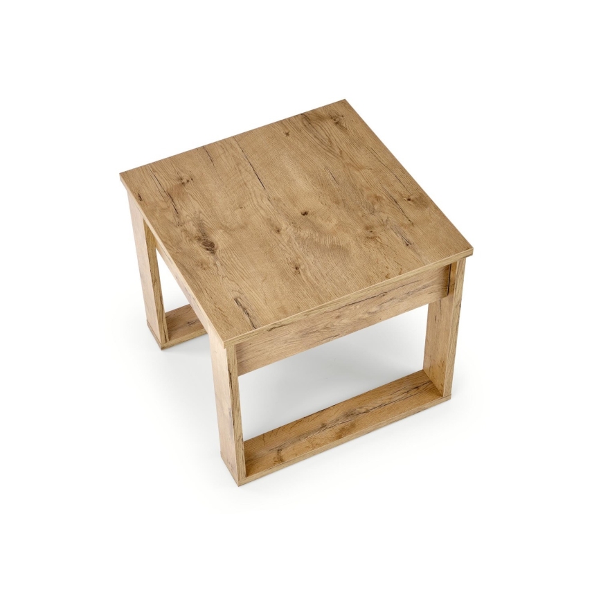Coffee table with a drawer NEA 52x60 cm oak wotan