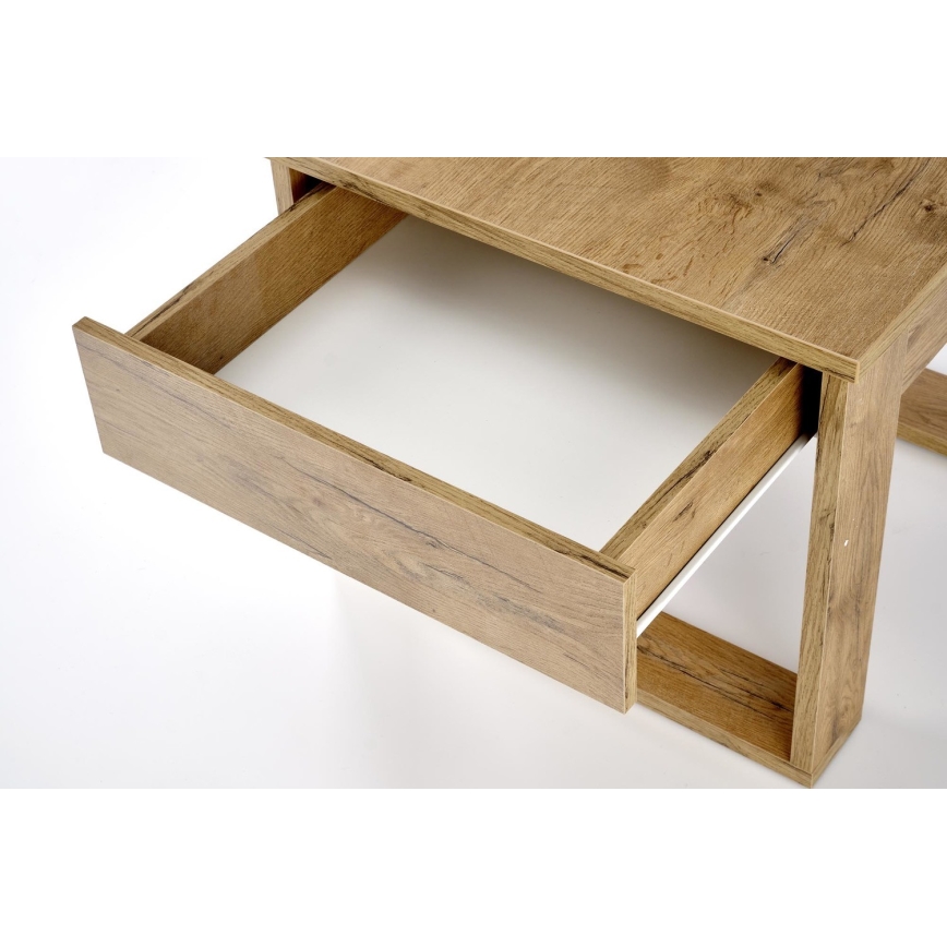 Coffee table with a drawer NEA 52x60 cm oak wotan