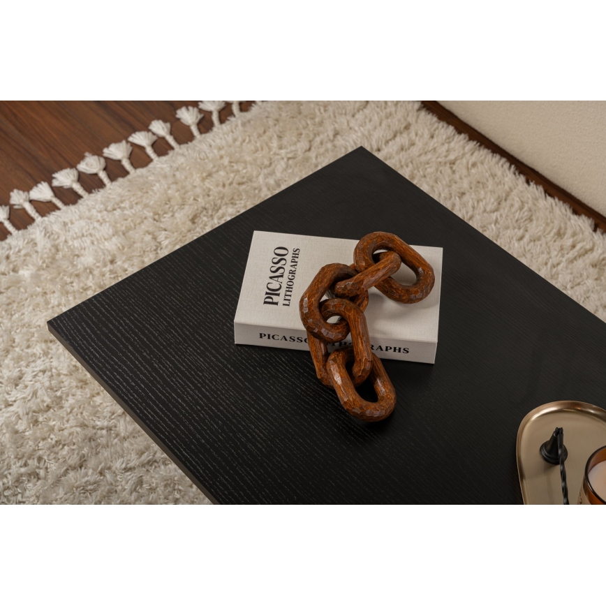 Coffee table NEL 119x60 cm black