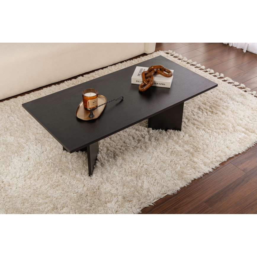 Coffee table NEL 119x60 cm black