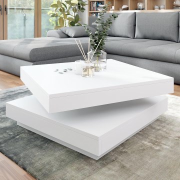Coffee table NENANI 34x70 cm white
