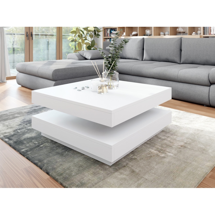 Coffee table NENANI 34x70 cm white