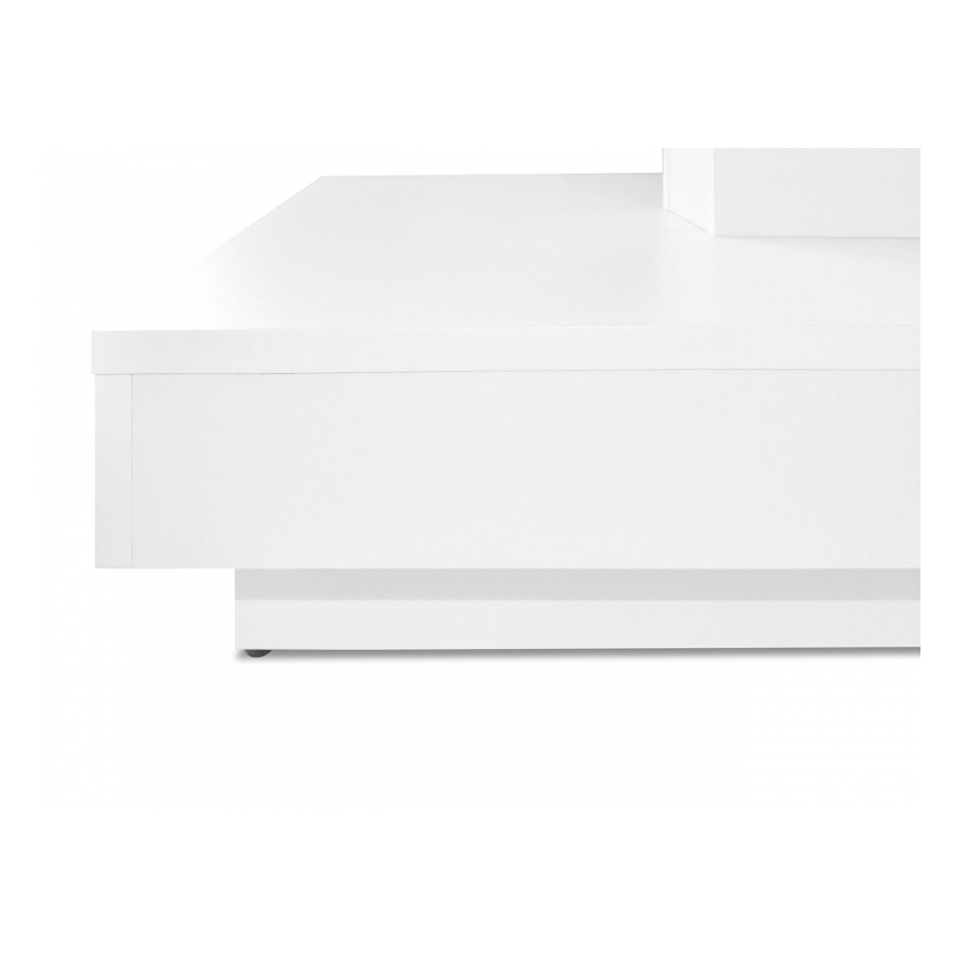 Coffee table NENANI 34x70 cm white/oak wotan