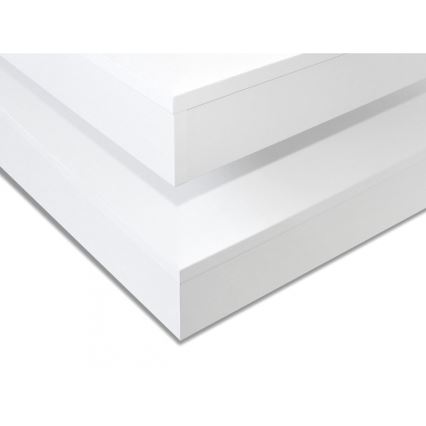Coffee table NENANI 34x70 cm white/oak wotan