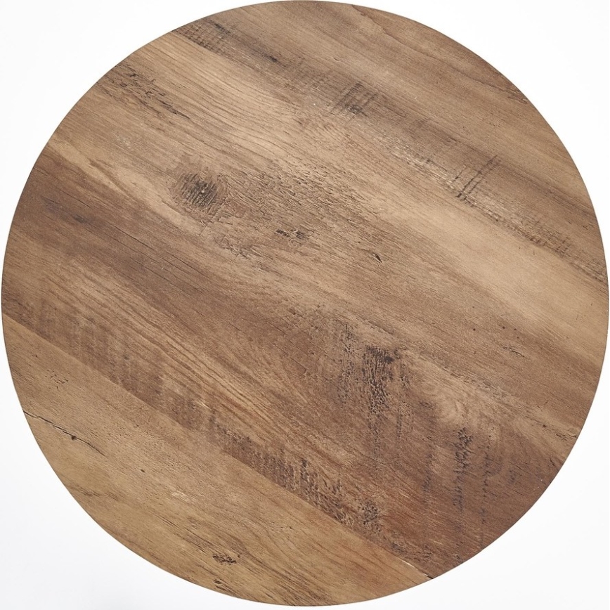 Coffee table NUBIRA 51x40 cm black/walnut