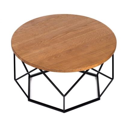 Coffee table OAKLOFT 40x70 cm black/oak
