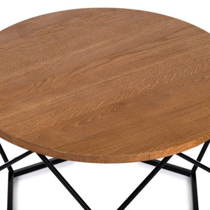 Coffee table OAKLOFT 40x70 cm black/oak