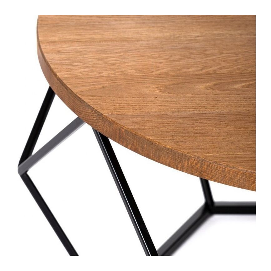 Coffee table OAKLOFT 40x70 cm black/oak