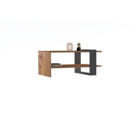 Coffee table OVA 35x80 cm brown/anthracite