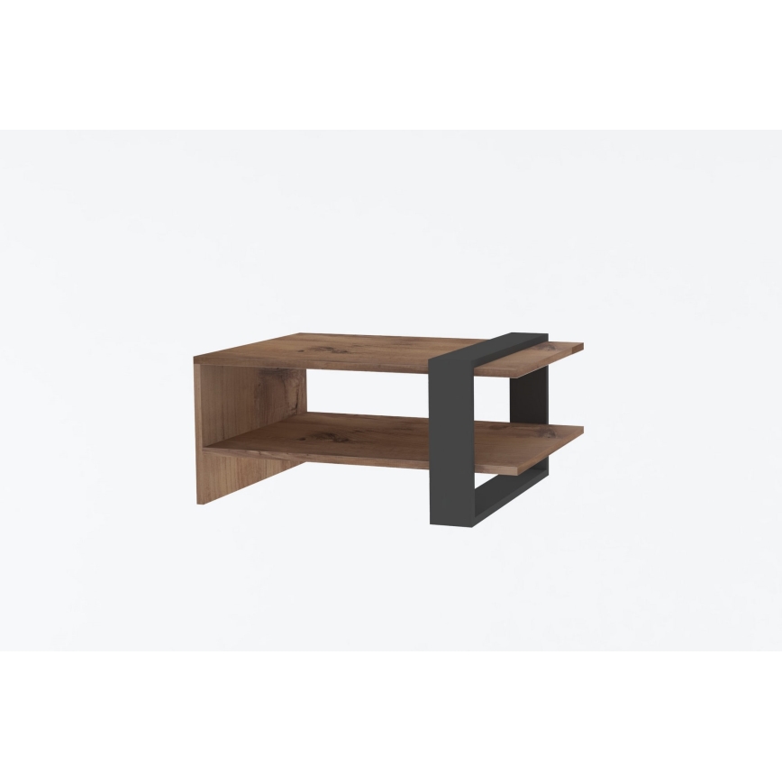 Coffee table OVA 35x80 cm brown/anthracite