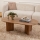 Coffee table OVAL 60x120 cm brown