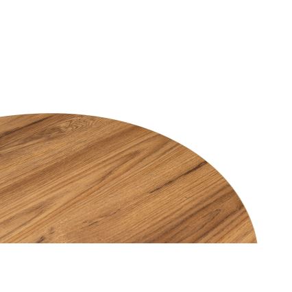 Coffee table OVAL 60x120 cm brown