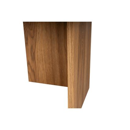 Coffee table OVAL 60x120 cm brown