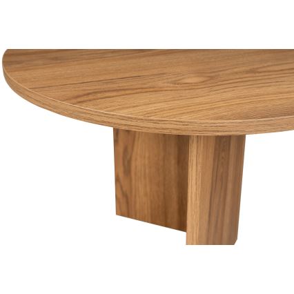 Coffee table OVAL 60x120 cm brown