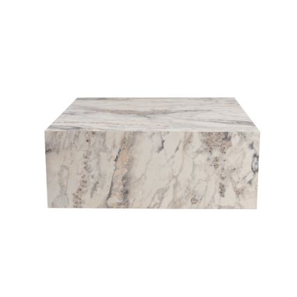 Coffee table PRIZMA 35x90 cm marble decor