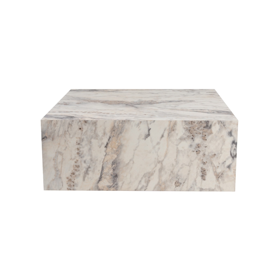 Coffee table PRIZMA 35x90 cm marble decor