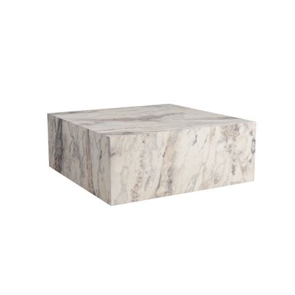 Coffee table PRIZMA 35x90 cm marble decor