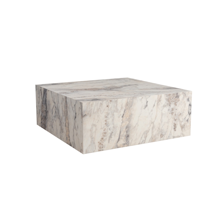 Coffee table PRIZMA 35x90 cm marble decor