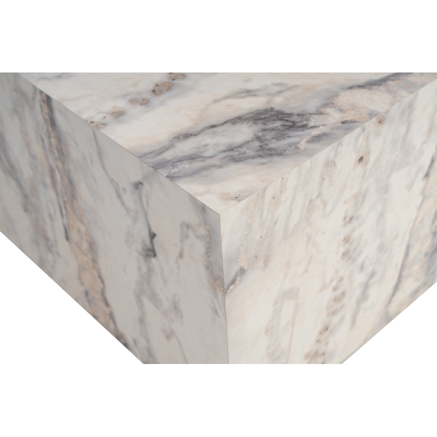 Coffee table PRIZMA 35x90 cm marble decor