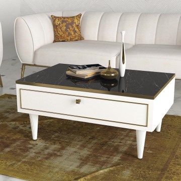 Coffee table RAVENNA 60x90 cm white