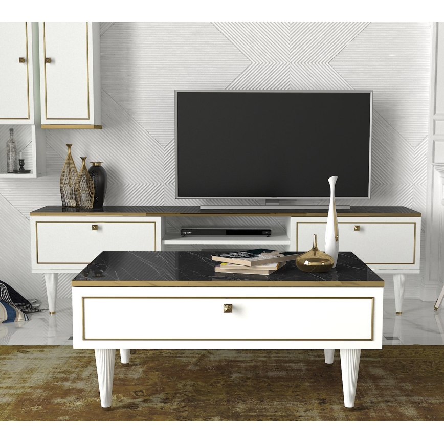 Coffee table RAVENNA 60x90 cm white
