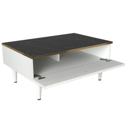 Coffee table RAVENNA 60x90 cm white
