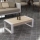 Coffee table RETRO 40x90 cm white/beige