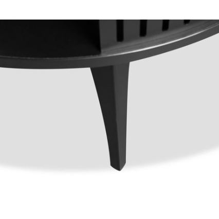 Coffee table ROENNI 44x75 cm black/golden oak