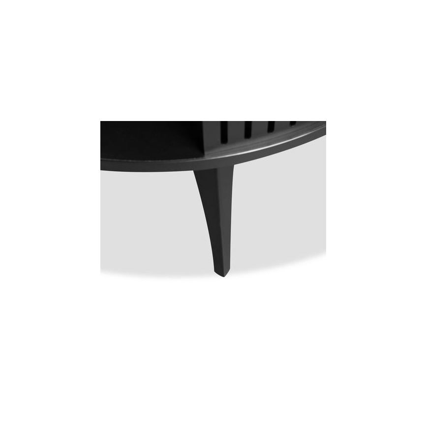 Coffee table ROENNI 44x75 cm black/golden oak