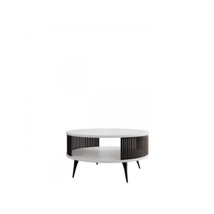 Coffee table ROENNI 44x75 cm black/white