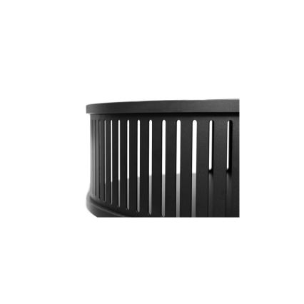 Coffee table ROENNI 44x75 cm black/white