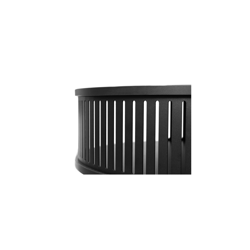 Coffee table ROENNI 44x75 cm black/white