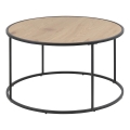 Coffee table SARON oak/black