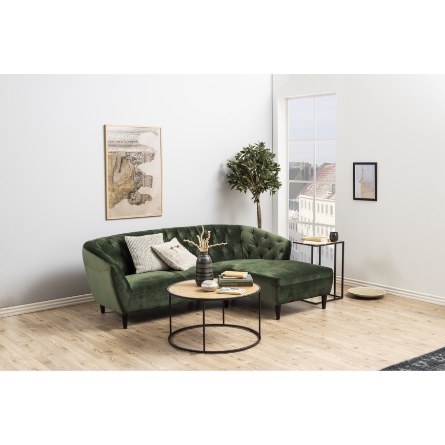 Coffee table SARON oak/black
