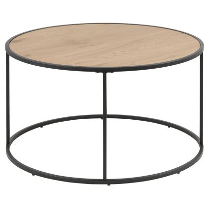 Coffee table SARON oak/black