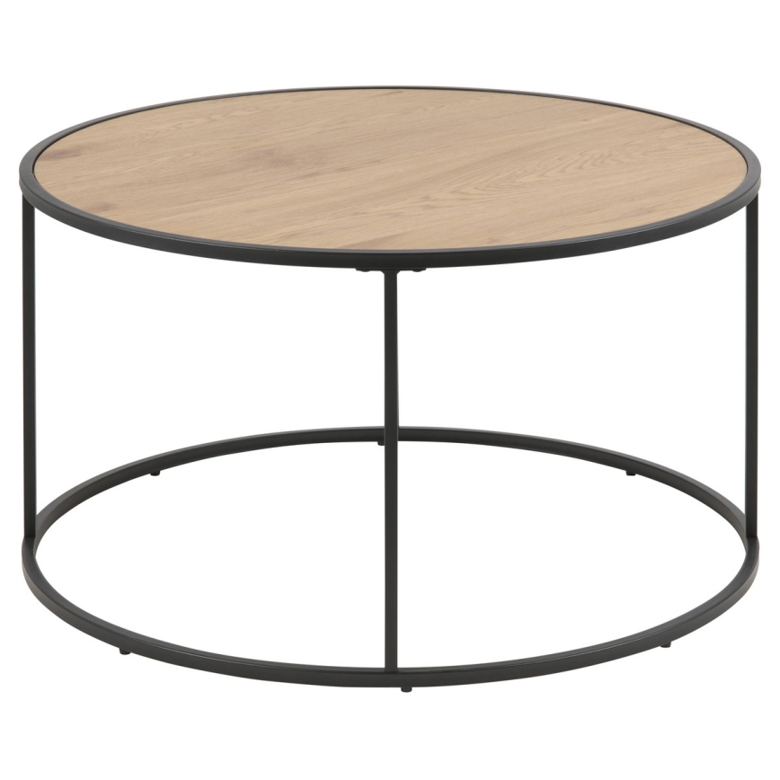 Coffee table SARON oak/black