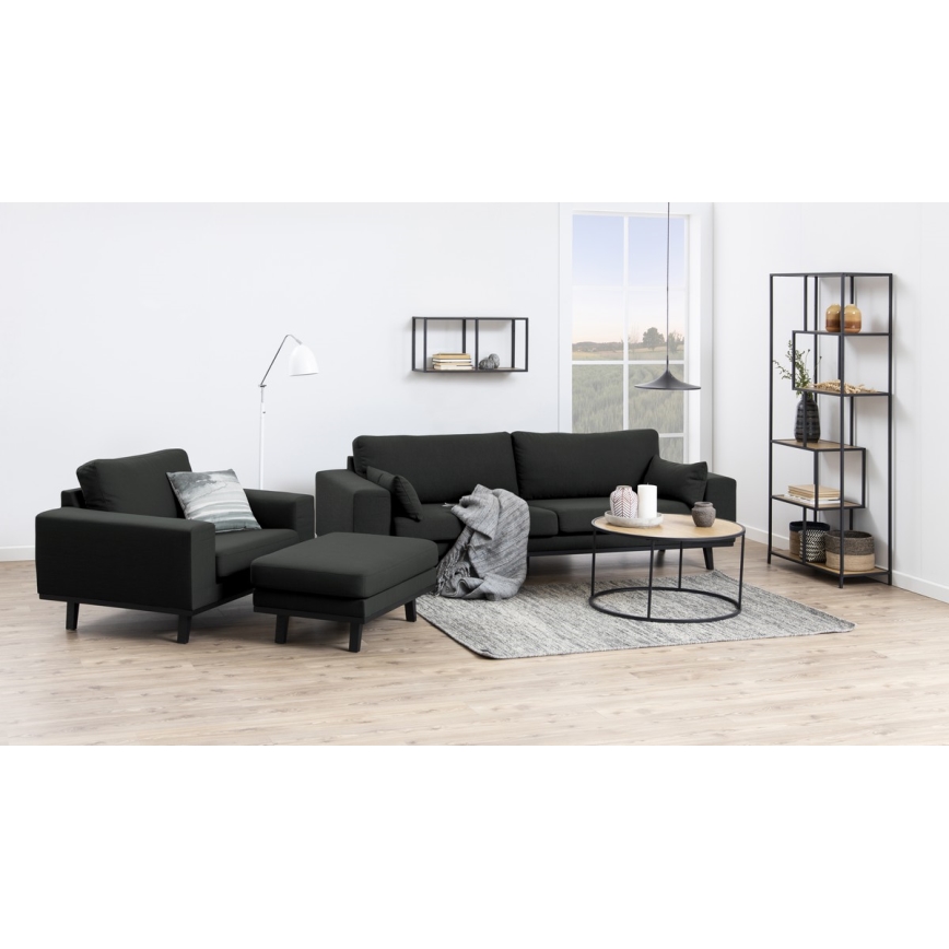 Coffee table SARON oak/black