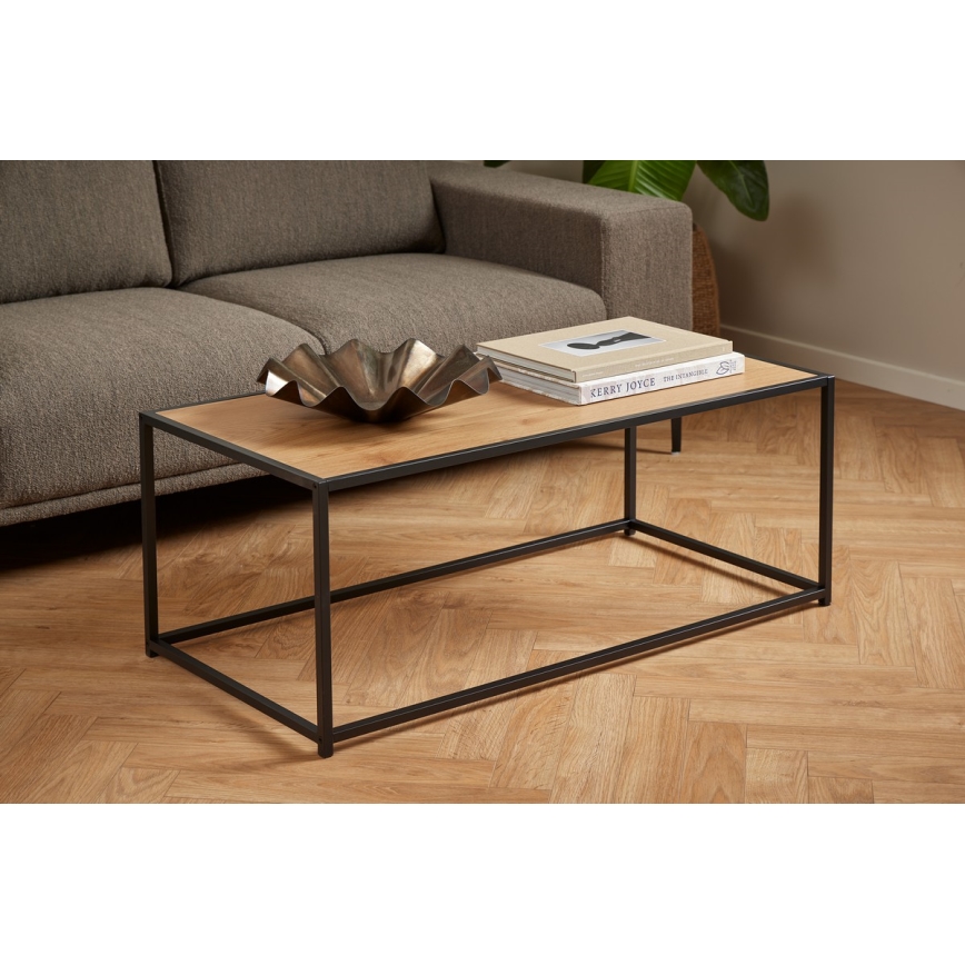 Coffee table SARON oak/black