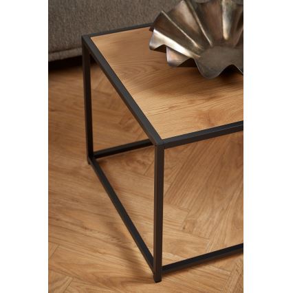 Coffee table SARON oak/black