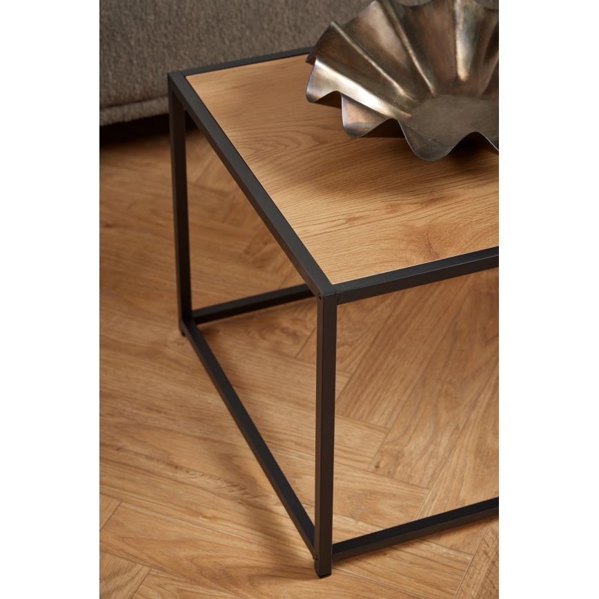 Coffee table SARON oak/black