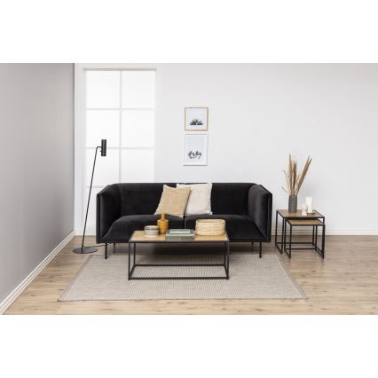 Coffee table SARON oak/black
